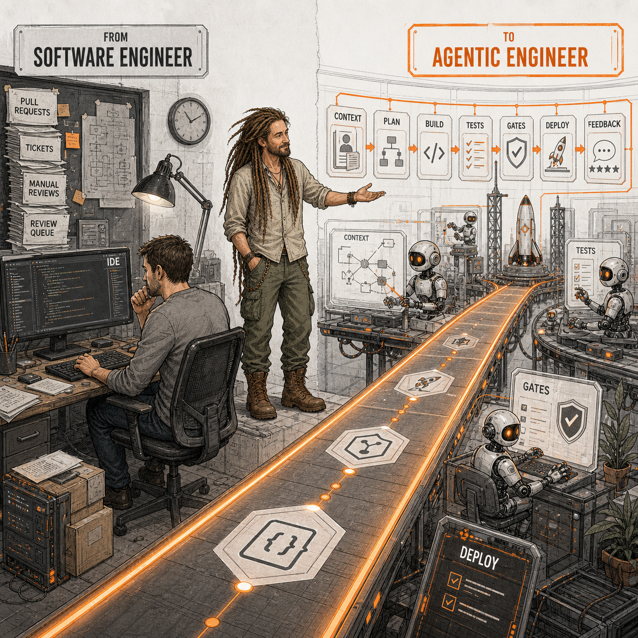 A software engineer moving into agentic engineering workflows